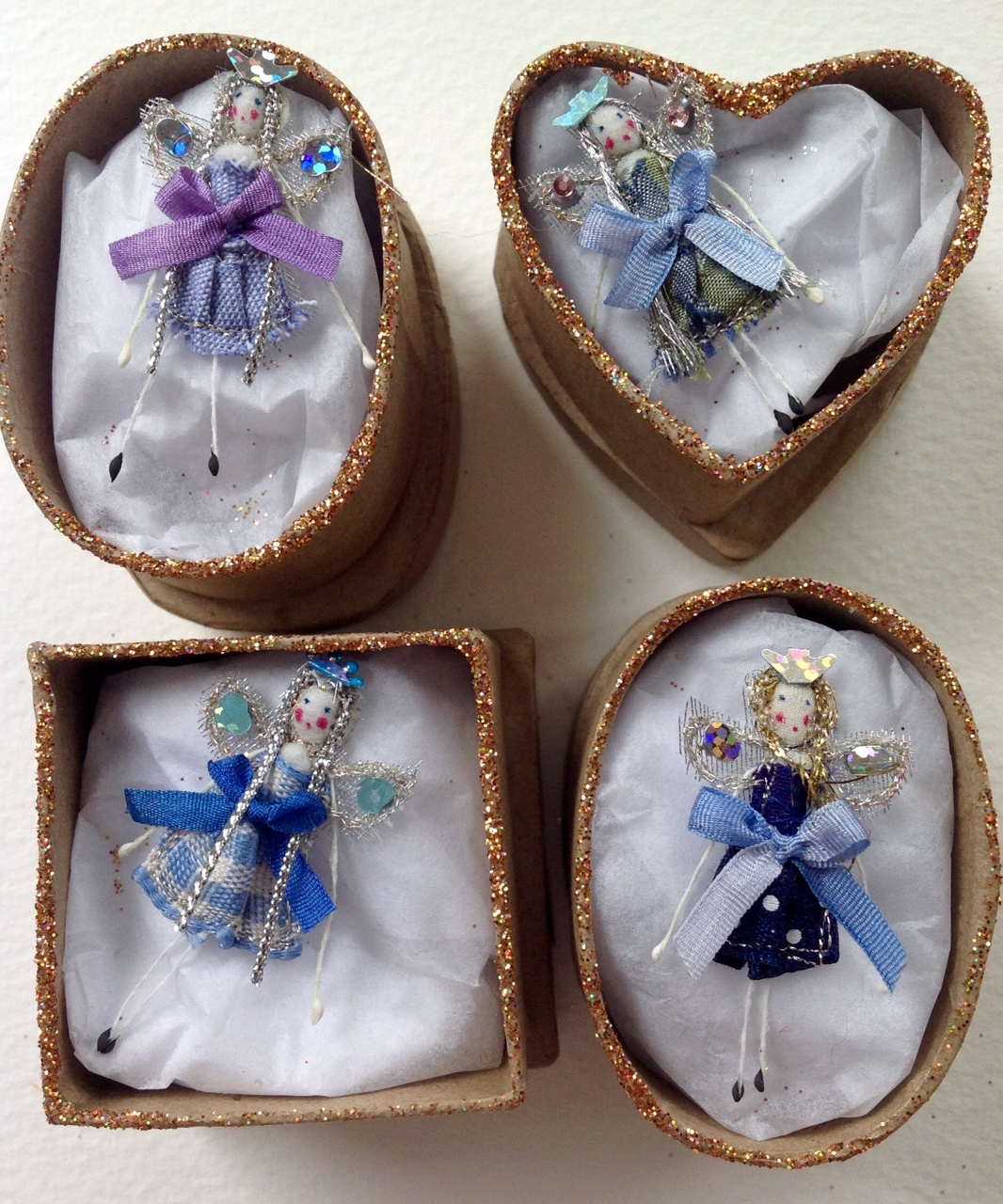 4cm fairies in boxes with their secret names in the lid. £8 plus £3 p&p.