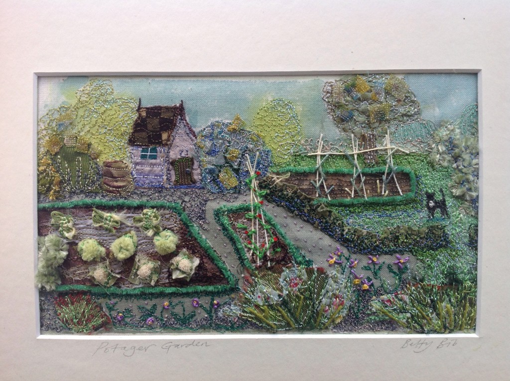 An 18.5 machine and hand embroidery